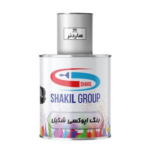 رنگ اپوکسی سفید مات شکیل مدل m whit وزن 1.2 کیلوگرم به همراه هاردنر